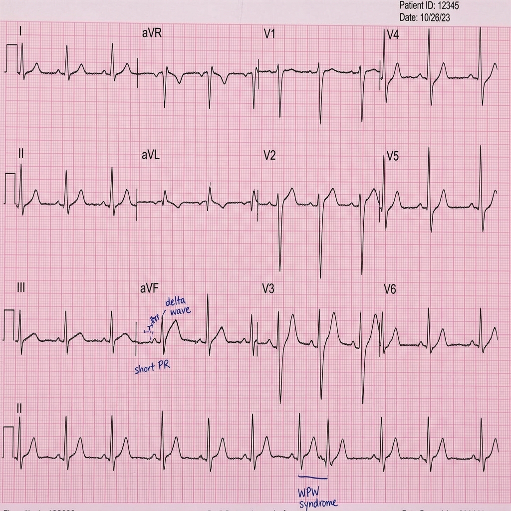 Wolff-Parkinson-White Delta Wave Strip