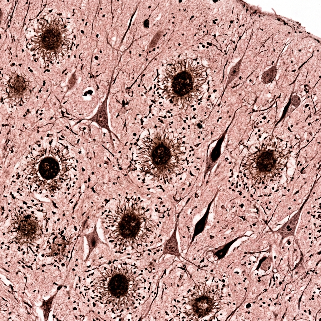 Alzheimer disease plaques and tangles