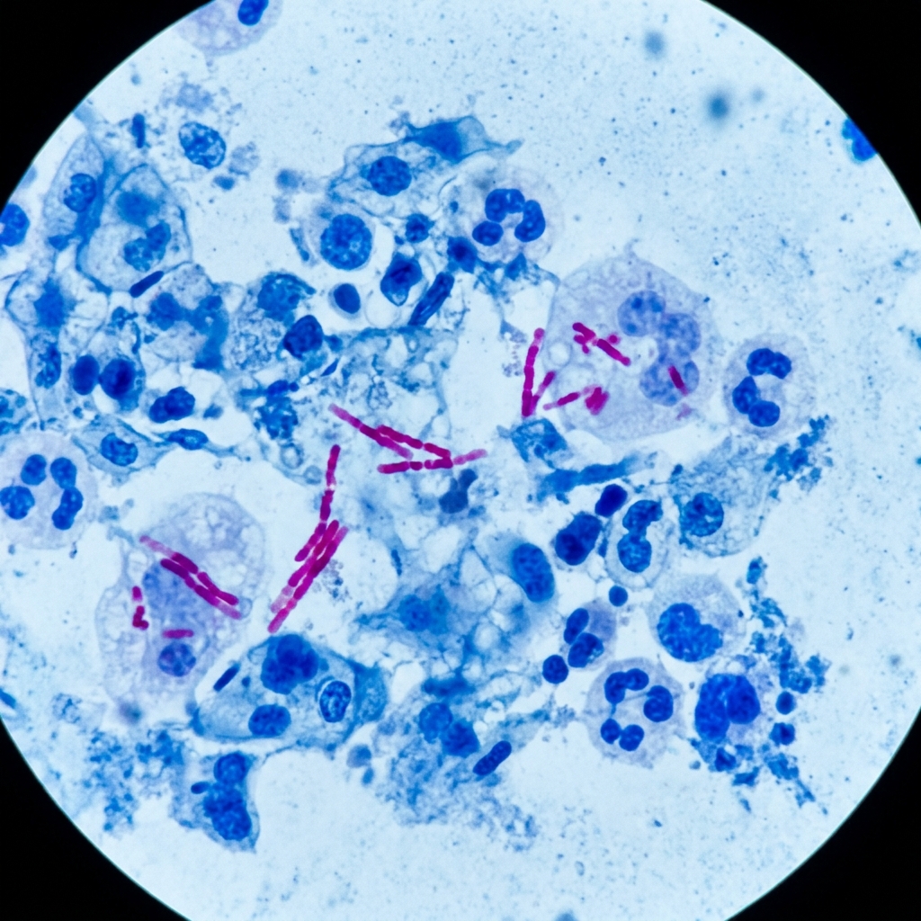 Mycobacterium tuberculosis acid fast bacilli