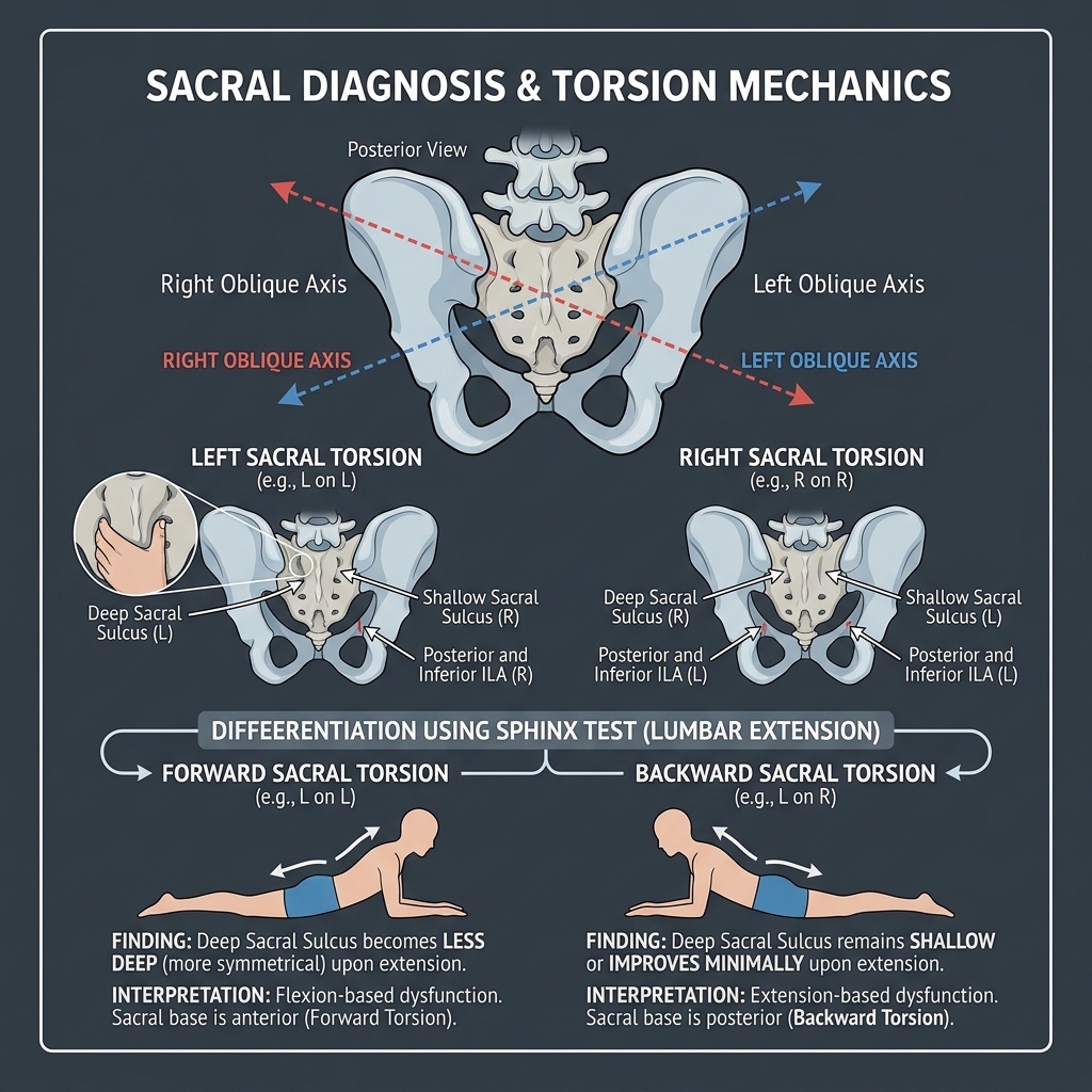 Sacral Torsion Diagnosis Algorithm