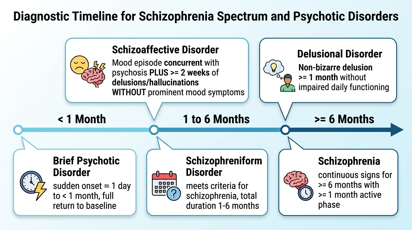 Psychosis Spectrum Duration Timeline