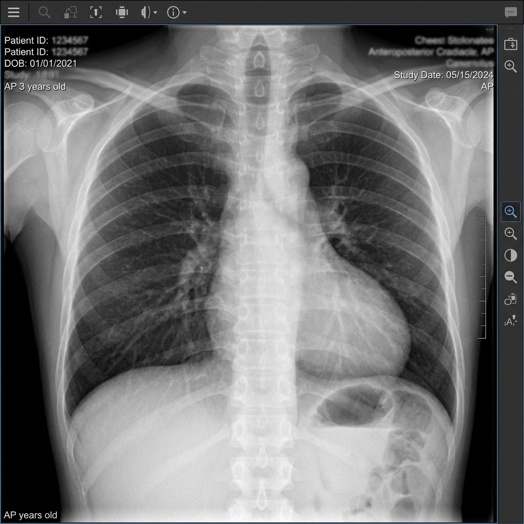Boot-shaped heart in Tetralogy of Fallot