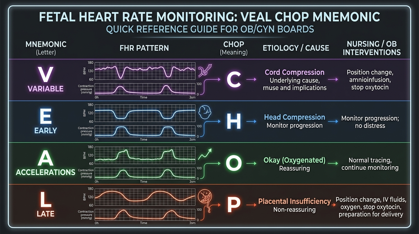 VEAL CHOP Fetal Heart Rate Monitoring Tracings