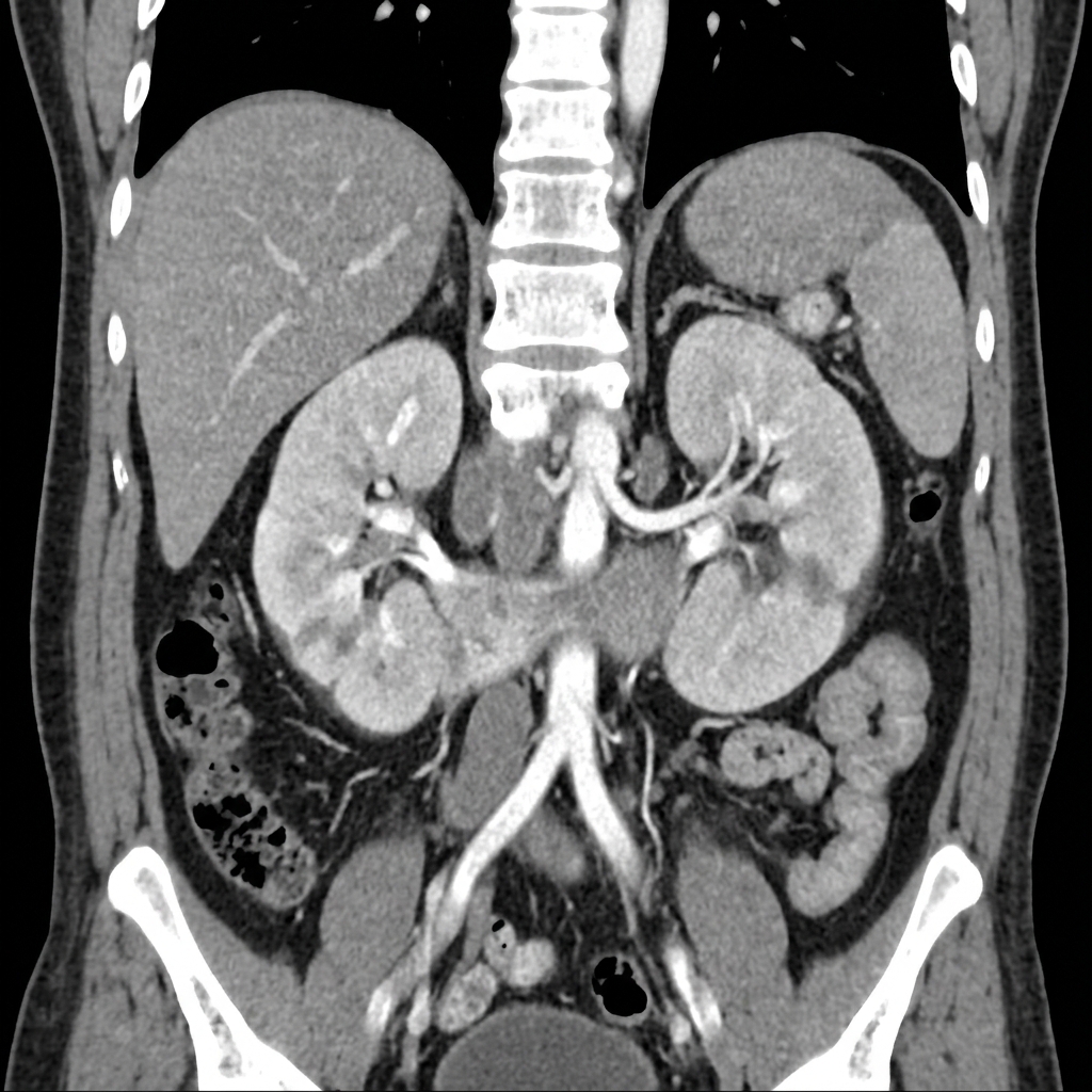 Turner Syndrome Horseshoe Kidney CT